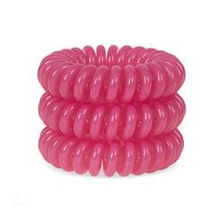 Candy Pink SpiraBobble | Haarbänder für Frauen - 12 Stück Set Haargummis | Strapazierfähiges Haargummi | Spiralring für Pferdeschwanz von SpiraBobble