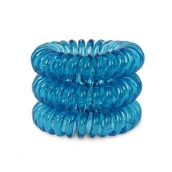 Mediterranean Blue SpiraBobble | Haarbänder für Frauen - 12 Stück Set Haargummis | Strapazierfähiges Haargummi | Spiralring für Pferdeschwanz von SpiraBobble