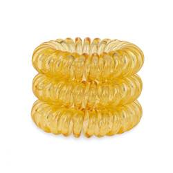 Mellow Yellow SpiraBobble | Haarbänder für Frauen - 9 Stück Set Haargummis | Strapazierfähiges Haargummi | Spiralring für Pferdeschwanz von SpiraBobble