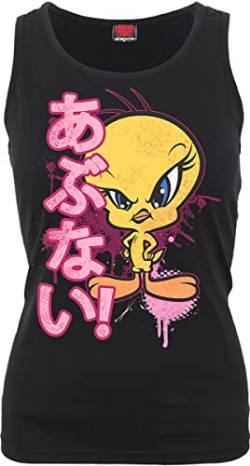 Looney Tunes Damen G058-Tops-Sleeveless T-Shirt, Black, XL von Spiral