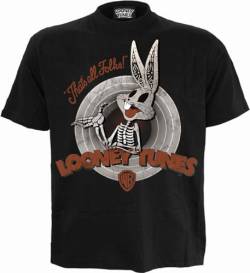 Looney Tunes Herren M121-T-Shirts T-Shirt, Black, S von Spiral