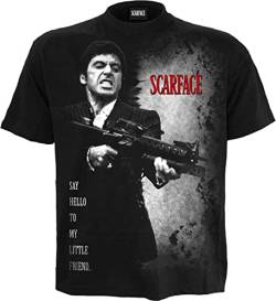 Scarface Say Hello Männer T-Shirt schwarz 3XL 100% Baumwolle Fan-Merch, Filme von Spiral