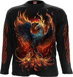 Spiral - Ashes Reborn - Longsleeve T-Shirt Schwarz, Schwarz, M von Spiral