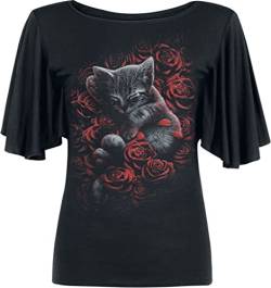 Spiral Bed of Rose Frauen T-Shirt schwarz L von Spiral