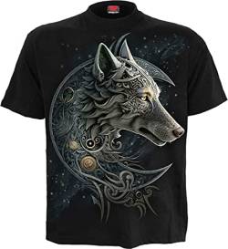 Spiral Celtic Wolf Männer T-Shirt schwarz L 100% Baumwolle Basics, Rockwear, Tiere & Haustiere von Spiral