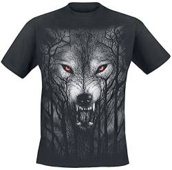 Spiral - Forest Wolf - T-Shirt - Schwarz - L von Spiral