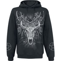 Spiral - Gothic Kapuzenpullover - Horned Spirit - S bis XXL - für Männer - Größe XXL - schwarz von Spiral