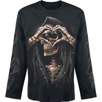 Spiral - Gothic Langarmshirt - Dark Love - M bis XXL - für Männer - Größe L - schwarz von Spiral