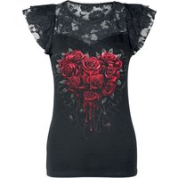 Spiral - Gothic T-Shirt - Bleeding Heart - M bis XL - für Damen - Größe XL - schwarz von Spiral