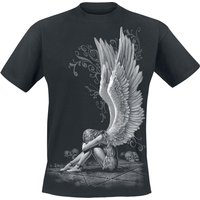 Spiral - Gothic T-Shirt - Enslaved Angel - M bis XXL - für Männer - Größe XL - schwarz von Spiral