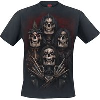 Spiral - Gothic T-Shirt - FACES OF GOTH - S bis XXL - für Männer - Größe L - schwarz von Spiral