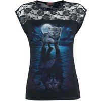 Spiral - Gothic T-Shirt - Wild Side - S bis XXL - für Damen - Größe XL - schwarz von Spiral