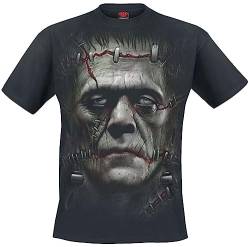 Spiral It Lives Männer T-Shirt schwarz 4XL 100% Baumwolle Basics, Horror, Rockwear von Spiral