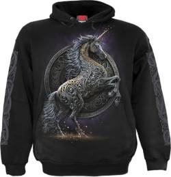 Spiral - Keltisches Einhorn - Hoody Schwarz, Schwarz, Large von Spiral