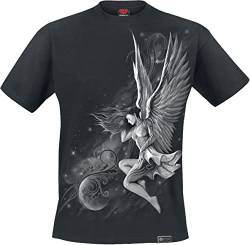 Spiral Lucid Dreams Männer T-Shirt schwarz S 100% Baumwolle (Bio-Baumwolle) Rockwear, Romantik von Spiral