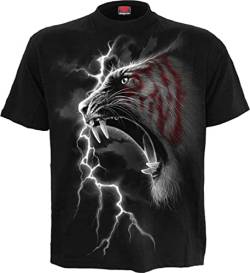 Spiral Mark of The Tiger Männer T-Shirt schwarz M 100% Baumwolle Everyday Goth, Gothic, Rockwear von Spiral