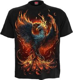 Spiral Midnight Blues Männer T-Shirt schwarz L 100% Baumwolle Basics, Horror, Rockwear, Totenköpfe von Spiral
