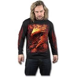 Spiral - Phoenix Arisen - Longsleeve T-Shirt Schwarz - M von Spiral
