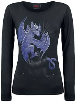 Spiral - Pocket Dragon - Baggy Top Schwarz - S von Spiral