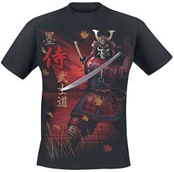 Spiral - Samurai - Männer T-Shirt - Schwarz - M von Spiral