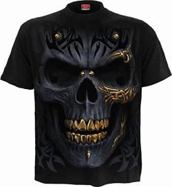 Spiral - Schwarz Gold - T-Shirt Schwarz - XL von Spiral