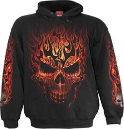 Spiral - Skull Blast - Kinder Hoodie - Schwarz - XXL von Spiral