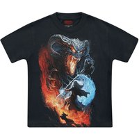 Spiral T-Shirt - Kids - Infernal Duel - 116/122 bis 176 - für Jungen - Größe 176 - schwarz/multicolor von Spiral