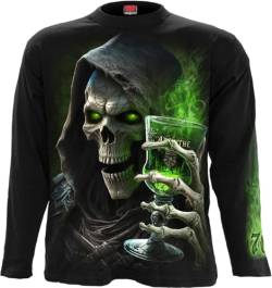 Spiral - The Green Fairy - Longsleeve T-Shirt Schwarz, Schwarz , M von Spiral