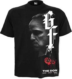 The Godfather Don Männer T-Shirt schwarz 3XL 100% Baumwolle Fan-Merch, Filme von Spiral