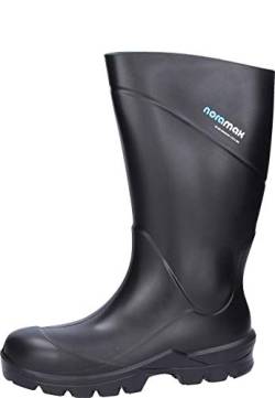 Nora Unisex-Erwachsene Megamax II Sicherheits-Gummistiefel, Schwarz (Schwarz 011), 41 EU von Spirale