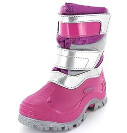 Spirale Baby-Mädchen Simon Schneestiefel, Rosa (Fucsia/Argento), 21 EU von Spirale