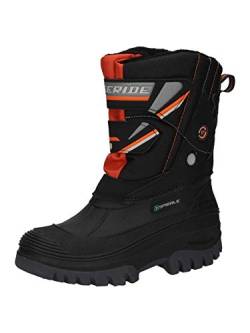 Spirale Frodo Schneestiefel, Farbe: Schwarz/Orange, Größe: 28 von Spirale