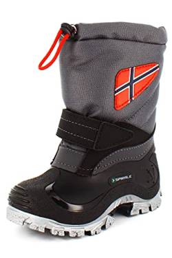 Spirale Morten Schneestiefel, Grau, 22 EU von Spirale