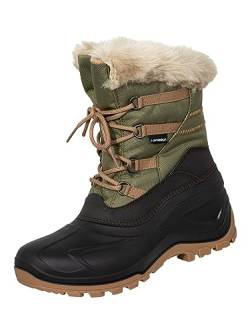 Spirale Winterstiefel Evelin Damenstiefel gefüttert grün 39 von Spirale