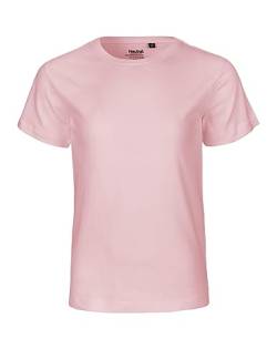 Neutral Kids Short Sleeved T-Shirt, 100% Bio-Baumwolle. Fairtrade, Oeko-Tex und Ecolabel Zertifiziert, Textilfarbe: Hellrosa, Gr.: 116/122 von Spirit of Isis