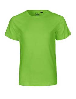 Neutral Kids Short Sleeved T-Shirt, 100% Bio-Baumwolle. Fairtrade, Oeko-Tex und Ecolabel Zertifiziert, Textilfarbe: Limette, Gr.: 116/122 von Spirit of Isis