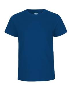 Neutral Kids Short Sleeved T-Shirt, 100% Bio-Baumwolle. Fairtrade, Oeko-Tex und Ecolabel Zertifiziert, Textilfarbe: Royalblau, Gr.: 128/134 von Spirit of Isis