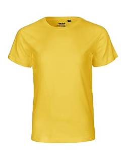 Neutral Kids Short Sleeved T-Shirt, 100% Bio-Baumwolle. Fairtrade, Oeko-Tex und Ecolabel Zertifiziert, Textilfarbe: gelb, Gr.: 92/98 von Spirit of Isis