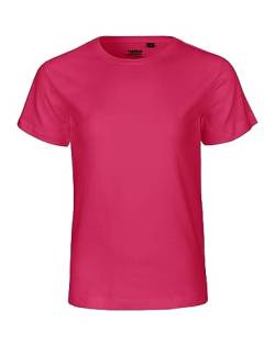 Neutral Kids Short Sleeved T-Shirt, 100% Bio-Baumwolle. Fairtrade, Oeko-Tex und Ecolabel Zertifiziert, Textilfarbe: pink, Gr.: 140/146 von Spirit of Isis