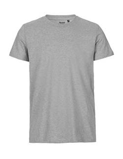 -Neutral- T-Shirt, 100% Bio-Baumwolle. Fairtrade, Oeko-Tex und Ecolabel Zertifiziert, Textilfarbe: Graumeliert, Gr.: L von Spirit of Isis