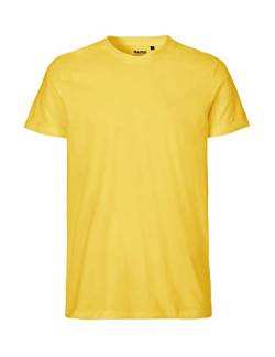 -Neutral- T-Shirt, 100% Bio-Baumwolle. Fairtrade, Oeko-Tex und Ecolabel Zertifiziert, Textilfarbe: gelb, Gr.: S von Spirit of Isis