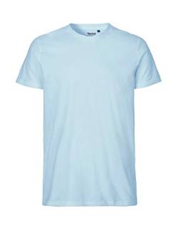 -Neutral- T-Shirt, 100% Bio-Baumwolle. Fairtrade, Oeko-Tex und Ecolabel Zertifiziert, Textilfarbe: hellblau, Gr.: 2XL von Spirit of Isis