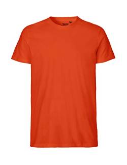 -Neutral- T-Shirt, 100% Bio-Baumwolle. Fairtrade, Oeko-Tex und Ecolabel Zertifiziert, Textilfarbe: orange, Gr.: L von Spirit of Isis