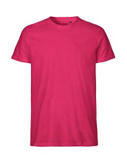 -Neutral- T-Shirt, 100% Bio-Baumwolle. Fairtrade, Oeko-Tex und Ecolabel Zertifiziert, Textilfarbe: pink, Gr.: L von Spirit of Isis