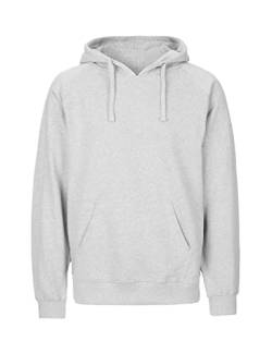 Spirit of Isis Herren Kapuzensweatshirt, 100% Bio-Baumwolle. Fairtrade, Oeko-Tex und Ecolabel Zertifiziert, Textilfarbe: Aschgrau, Gr.: S von Spirit of Isis