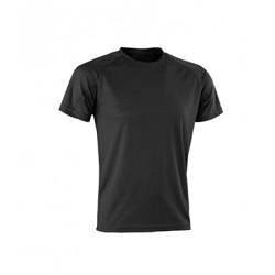 Spiro Herren Aircool T-Shirt (2XL) (Schwarz) von Spiro