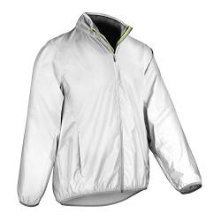 Spiro - Reflektierende Unisex Jacke 'Reflec-Tex Hi-Vis' / Neon White, M von Spiro