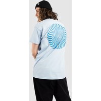 Spitfire Classic Swirl Overlay T-Shirt  blue & gold von Spitfire