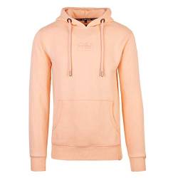 Spitzbub Herren Hoodie Pullover mit Kapuze Kapuzenpullover Loui in Peach von Spitzbub