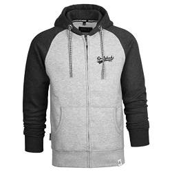 Spitzbub Herren Hoodie Pullover mit Kapuze Sweatjacke Zipper Kapuzenpullover mit Reißverschluss Peter von Spitzbub